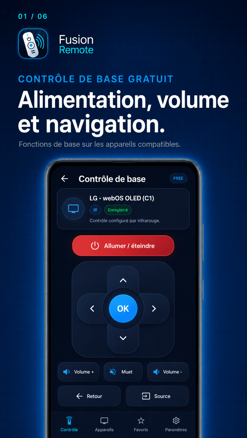 Image d’illustration de Fusion Remote: Contrôle de base